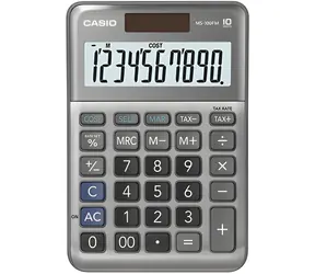 Casio MS 100 FM silber / Taschenrechner / Desktop / MwSt., Marge, %