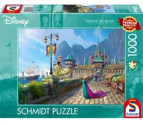 Schmidt Puzzle Thomas Kinkade: Fest in Arendelle / 1000 Teile / ab 12 Jahren