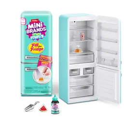 Zuru Mini Brands Kühlschrank füllen / Spielset / Miniaturen und Kühlschrank mit UV-Hintergrundbeleuchtung / ab 8 Jahren
