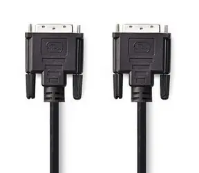 Nedis DVI-D 24+1 Kabel schwarz / Kabel / DVI-D 24+1 - DVI-D 24+1 / 1080p / 10 m / vernickelt