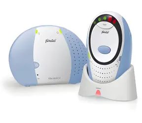 Alecto DBX-85 ECO weiß/blau / Babyphone / DECT / Reichweite 300 m / Rückruffunktion
