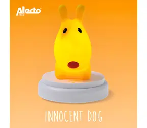Alecto INNOCENT DOG gelber Hund / Kindernachtlicht / LED / 3x AA-Batterien