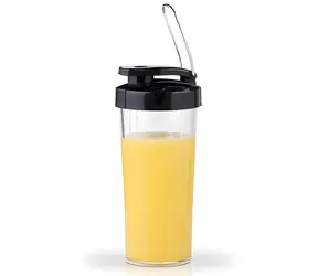 Trebs Smoothie-to-go Trinkbecher schwarz / Trinkbecher / 450 ml / für Comfortjuicer