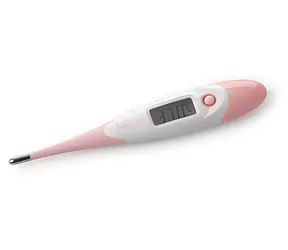 Alecto BC20 pink / Digitales Thermometer / Flexible Spitze / Rektale Messung / Schutzhülle