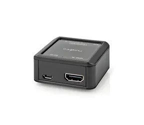 Nedis Audio-Konverter HDMI zu Audio Anthrazit / Konverter / HDMI-Eingang / RCA + 3,5-mm-Ausgang / 192 kHz