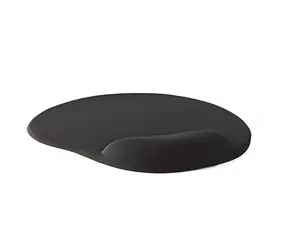 Nedis Gel-Mauspad 215 mm Schwarz / Mauspad / Ergonomische Handgelenkauflage / Rutschfeste Unterseite