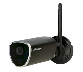 Alecto DVC216IP schwarz / IP-Außenkamera / 1920x1080 / WLAN / microSD / Nachtsicht / IP66