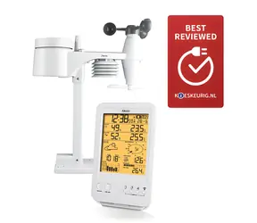 Alecto WS-4800 weiß / Wetterstation / Funksensor / Reichweite 100 m / 868 MHz