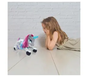 LEXIBOOK Roboter-Einhorn Power Unicorn / Interaktives Spielzeug / Fernbedienung / Tanz und Geräusche