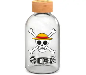 STOR Einteilige Glasflasche 620 ml / Trinkflasche / Borosilikatglas / Schraubverschluss