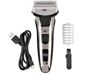 ProfiCare PC-HR 3140 schwarz / Folienrasierer / Trimmer / Schnellladefunktion / Li ION -Akku