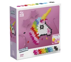 PLUS- PLUS Malen nach Zahlen Einhorn / Mosaik / 250 Teile / ab 5 Jahren