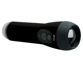 Alecto ATL-110ZT schwarz / Wiederaufladbare LED-Taschenlampe / Nachtlicht / Dämmerungssensor