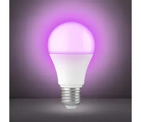 Alecto SMARTBULB10 / Intelligente LED-Lampe / E27 / 9 W / RGB / WLAN / dimmbar