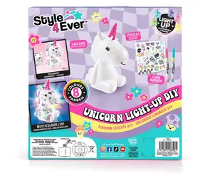 STYLE4EVER DIY Leuchtendes Einhorn / Kreatives Bastelset / ab 6 Jahren