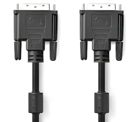 Nedis DVI-D-Kabel 24+1 schwarz / Kabel / DVI-D (M) - DVI-D (M) / 10 m / 2560x1600 / vernickelt