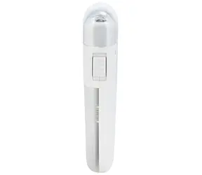 Alecto ATL-80 weiß / Wiederaufladbare LED-Taschenlampe / Lichtsensor / Ladestation / Akkulaufzeit bis zu 2 Stunden