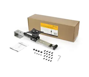StarTech Monitorhalterung für Bürotrennwände / Monitorhalterung / bis zu 32 Zoll / Tragkraft 8 kg / Neigung ±10° / Drehung 180°
