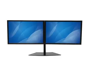 StarTech Monitorständer für 2 Monitore / Monitorständer / bis zu 24 Zoll / Tragkraft 8 kg / Neigung -15° bis 15° / schwarz