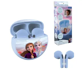 Lexibook Frozen In-Ear-Kopfhörer blau / Kopfhörer / Bluetooth / mit Mikrofon / Touch-Steuerung / Akkulaufzeit 3-4 Stunden