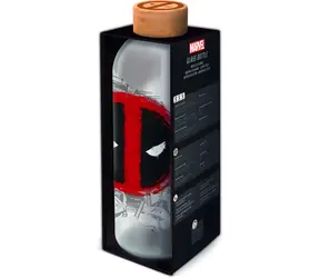 STOR Deadpool Trinkflasche 1030 ml / Glas / Schraubverschluss