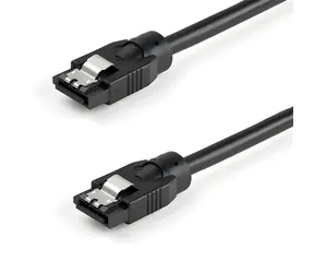 StarTech SATA schwarz / Kabel / SATA 7-Pin - SATA 7-Pin / 0,6 m / 6 Gbit/s