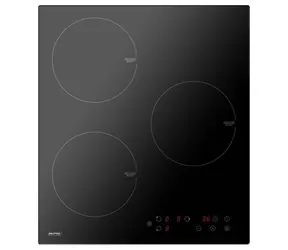MpM MpM-45-IM-14 schwarz / Induktionskochfeld / 3 Kochzonen / Touch-Bedienung / 99-Minuten-Timer / Kindersicherung