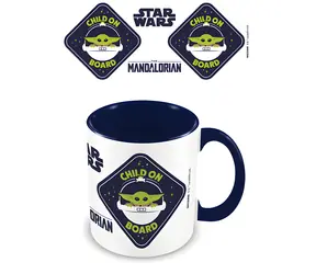 PYRAMID-Becher „Mandalorian“ (Kind an Bord) 315 ml / Keramikbecher / Spülmaschinen- und mikrowellengeeignet