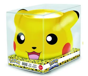 STOR 3D-Becher Pokémon Pikachu / 500 ml / Nicht spülmaschinen- und mikrowellengeeignet