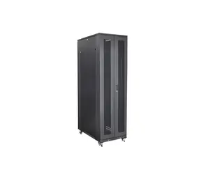 StarTech Rack 42U schwarz / Rackmount-Rack / 19" / Breite 600 mm / Tiefe 1000 mm / Tragfähigkeit 907 kg