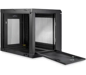 StarTech Wandrack 9 HE schwarz / Rack / 600 x 450 mm / Tragfähigkeit 90 kg