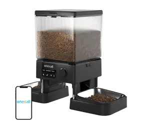 Oneisall PFD-002 / Futterautomat für Haustiere / 2 Näpfe / WLAN / 2,1 kg