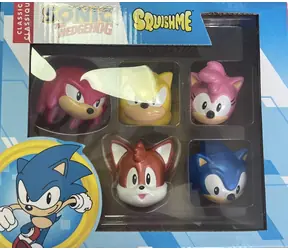 Epee HEATHSIDE Squishme Mini Sonic / Sammelfigur / Set mit 5 Stück