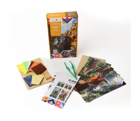 SEKOIA Mosaike Dinosaurier / Mosaikset / über 500 Steine / ab 5 Jahren