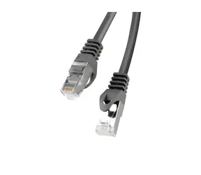 Lanberg CAT6 FTP 0,5 m Schwarz / Patchkabel / RJ45-RJ45 / Fluke-geprüft
