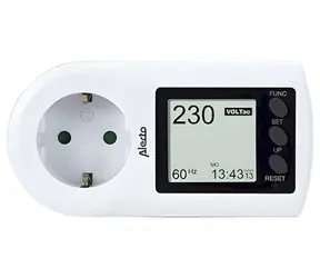 Alecto Energieverbrauchsmonitor / Energieverbrauchsmesser / Spannung, Stromstärke, Leistung / programmierbarer kWh-Preis