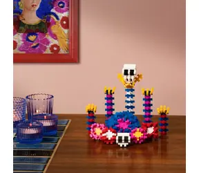PLUS- PLUS Frida Kahlo Bausatz / 350 Teile / recycelter Kunststoff