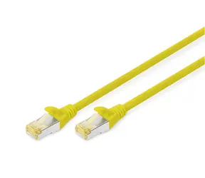 Digitus Patch kabel Cat6A žlutý / Patch kabel / S/FTP (PiMF) / LSOH / 0,25m