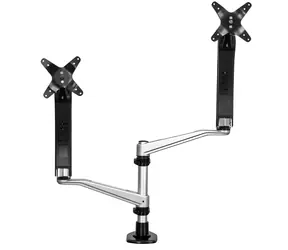 StarTech Stapelbarer Monitorständer für 2 Monitore / Monitorständer / Tragkraft 18 kg / bis zu 30 Zoll / 360°-Drehung