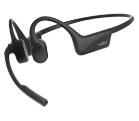Shokz OpenComm2 PTT für Zello, schwarz / Bluetooth-Kopfhörer / In-Ear mit Mikrofon / BONE / IP55 / USB-C