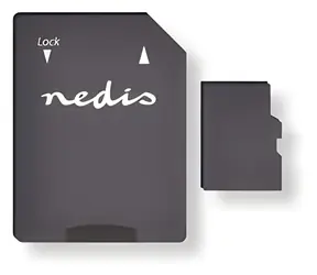 Nedis microSDXC 128 GB / Speicherkarte / UHS-I / Lesen: 100 MB/s / Schreiben: 45 MB/s / inkl. SD-Adapter