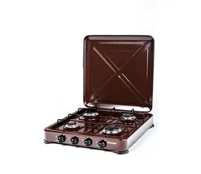 Ravanson K-04BR Bronze / Kochfeld / Gas / 4 Brenner / Tischgerät