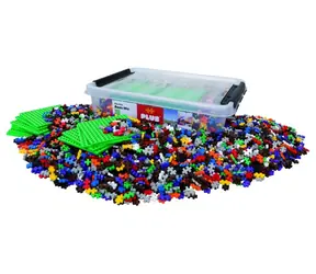 PLUS- PLUS Box Basic / Bausatz / 4000 Teile / 12 Matten / ab 5 Jahren