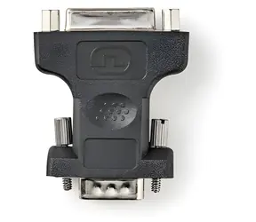 Nedis DVI-I 24+5 (F) - VGA (M) schwarz / Adapter / vernickelt