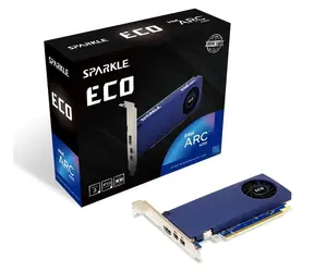 Sparkle Intel Arc A310 ECO 4G / Grafikkarte / 1000 MHz / 4 GB GDDR6 / 64-Bit / 1x HDMI + 2x mDP / 350 W