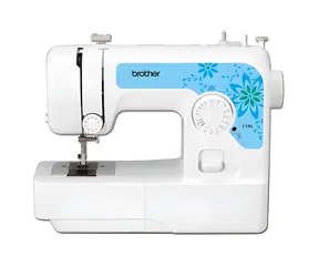 Brother J14S weiß / Nähmaschine / 14 Stiche / Halbautomatisch / Freiarm