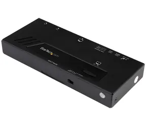 StarTech 2-Port HDMI-Switch, schwarz / Switch / 4K / 7.1 Kanäle / Netzteil