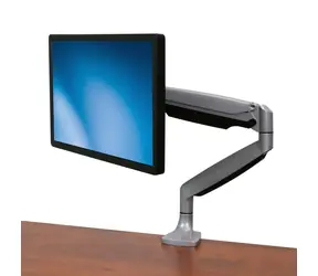 StarTech Schwenkbarer Monitorarm, silber / Halterung / VESA 75x75-100x100 / bis zu 32 Zoll / Tragkraft 9 kg / 180°-Drehung