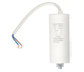 Nedis Kondensator 20 µF 450 V / Kondensator / Bewegliche Drähte / O 40 x 98 mm