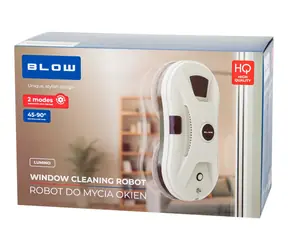 Blow Lumino White / Fensterputzroboter / Sicherheitsseil / Sprühfunktion / 3 Modi